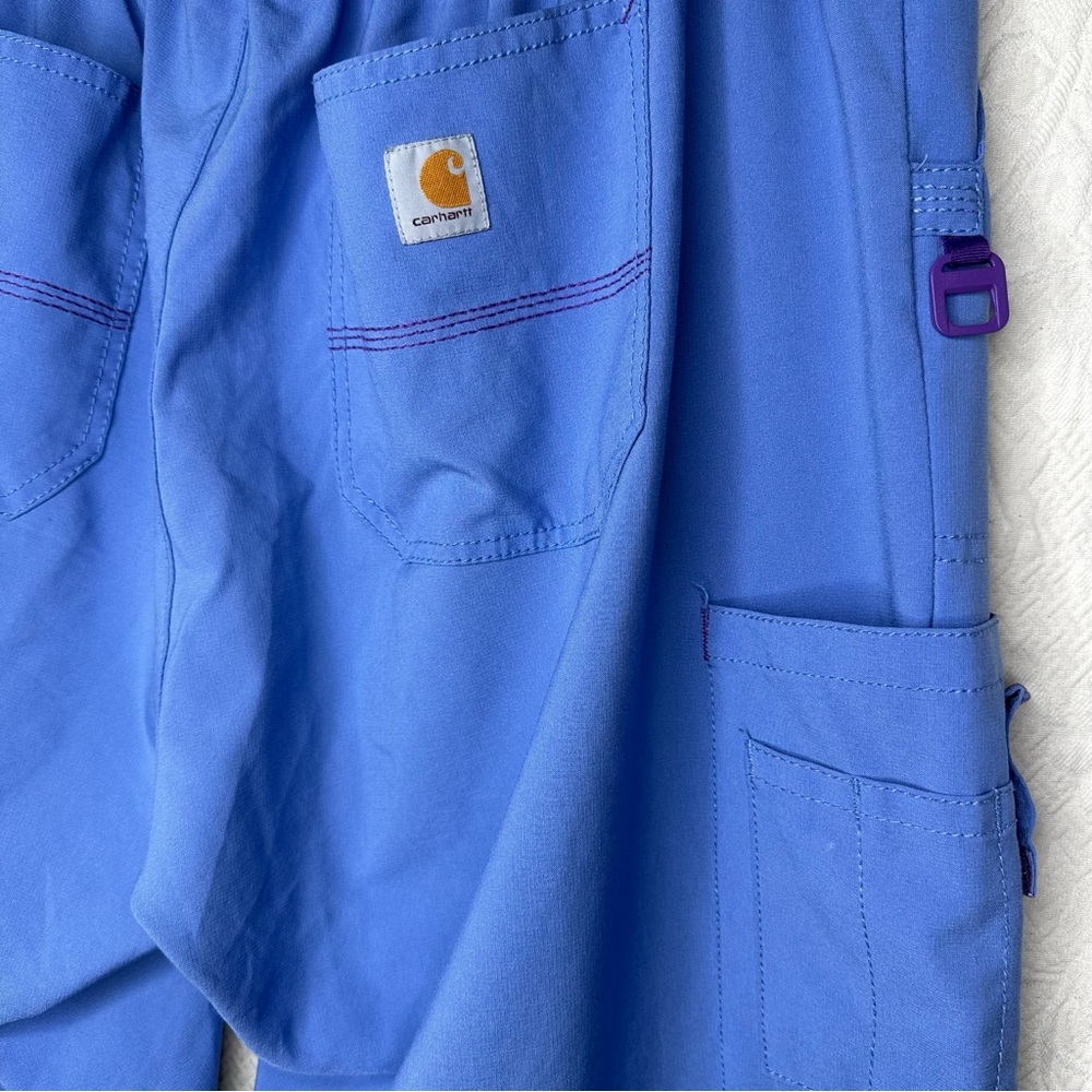 Carhartt XLP Force 52110 12-Pocket Cross Flex Women’s Uniform Scrub Pants - Picture 10 of 14
